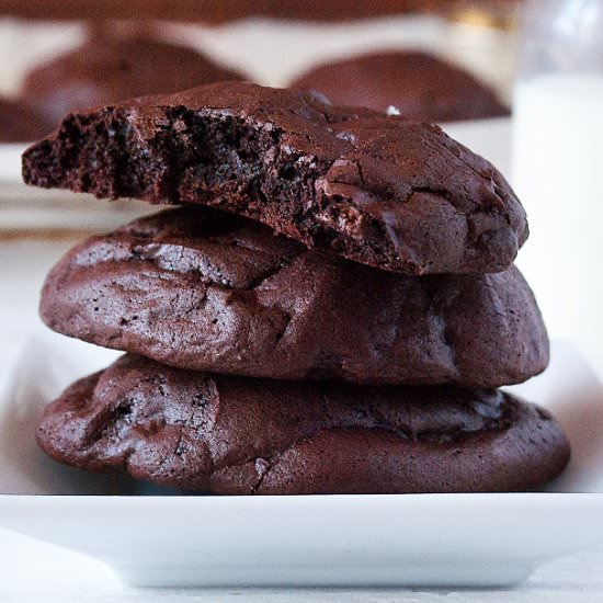 Chocolate cookies - Recipe photo by wwwilovebakepl