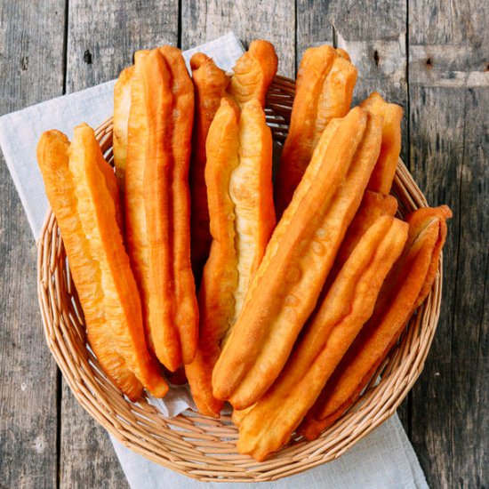You Tiao Chinese Fried Dough - Recipe photo by thewoksoflife