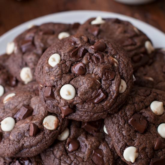 Triple Chocolate Cookies - Recipe photo by Life Made Simple