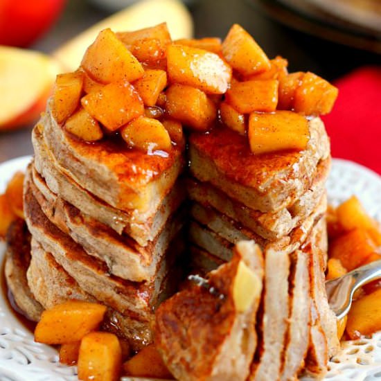 Apple Cinnamon Pancakes - Recipe photo by pumpkinnspice