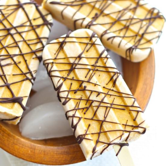 Pumpkin Pie Popsicles (dairy free) - Recipe photo by petiteallergytreats
