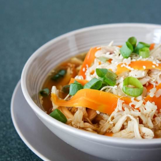 Spicy Korean Chicken & Rice Soup - Recipe photo by jcb1290