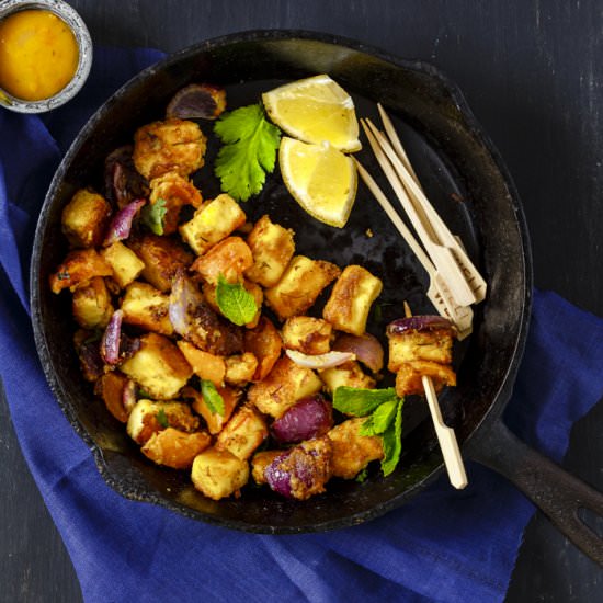 Paneer Tikka on Stove Top - Recipe photo by Sandhya Hariharan