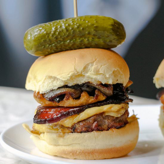Lord Have Mercy Triple B Burgers - Recipe photo by TheKitchenWhisperer