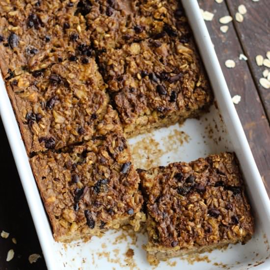 Oatmeal Freekek Breakfast Bake - Recipe photo by theyoopergirl