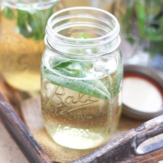 Lemon Verbena Kombucha - Recipe photo by Fermentedfoodlab