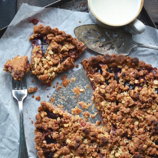 Plum Tart - Recipe photo by forkvsspoon