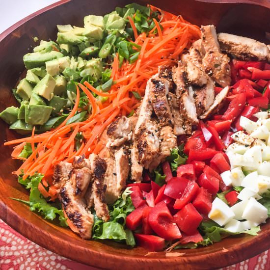 Korean Chicken Cobb Salad - Recipe photo by Petite Canteen