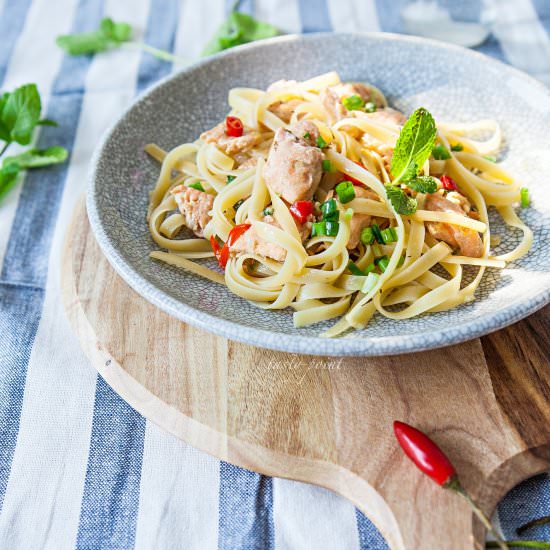 Fresh Salmon Pasta - Recipe photo by dorota.wizart