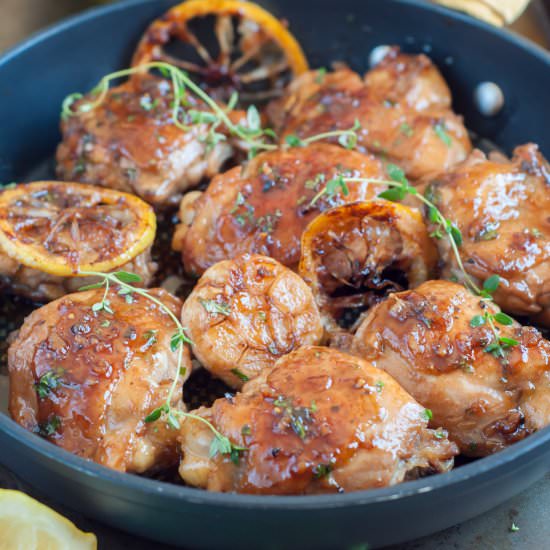 Sticky Lemon Chicken - Recipe photo by Gastro Senses