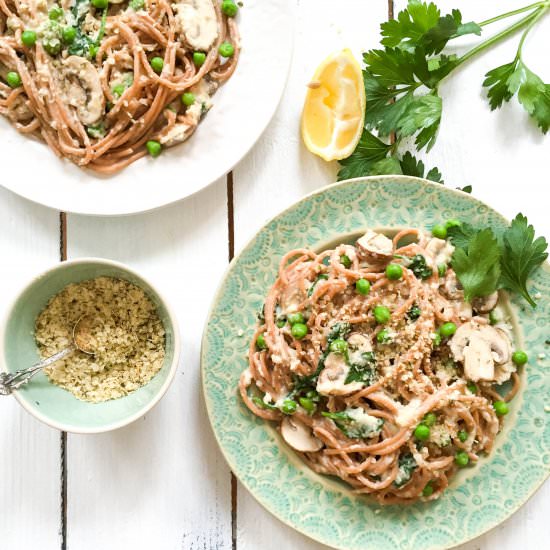 Healthy Spaghetti Carbonara - Recipe photo by Heavenlynn Healthy