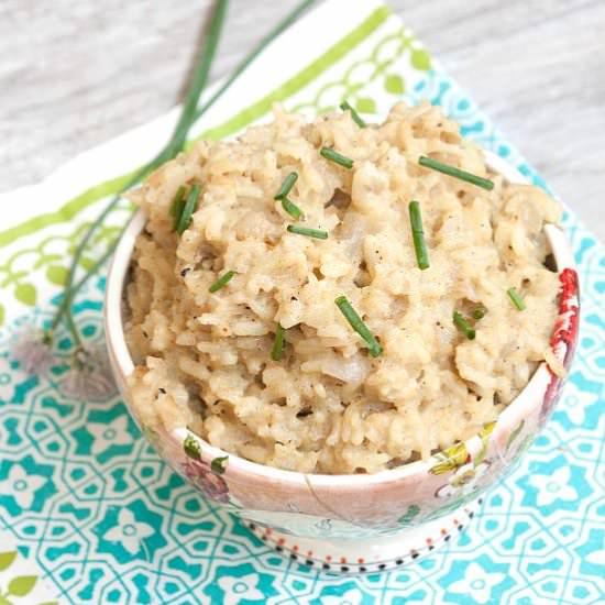 Oven Baked Coconut Curry Risotto - Recipe photo by Food Done Light