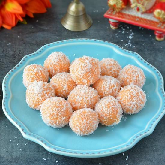 Coconut Ladoo - Recipe photo by ruchiskitchen