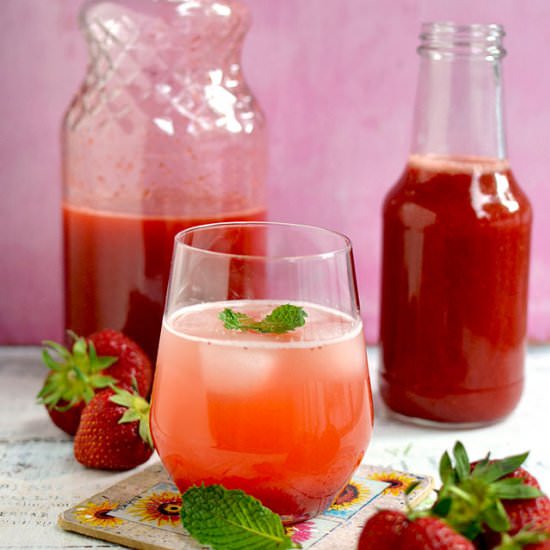 Strawberry Crush - Recipe photo by Pavani