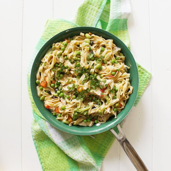 Tex Mex Skillet Chicken Noodles - Recipe photo by Simply beautiful eating