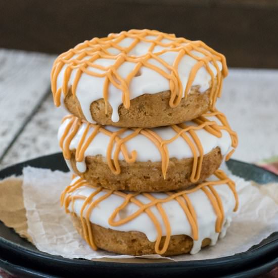 Butterscotch Apple Cake Donuts - Recipe photo by BruCrewLife