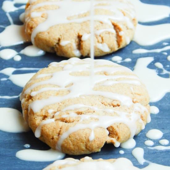 Pumpkin Cookies with Maple Glaze - Recipe photo by thedessertchronicles