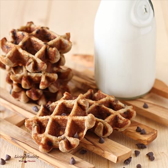 Chocolate Chip Waffle Cookies - Recipe photo by Living Healthy With Chocolate