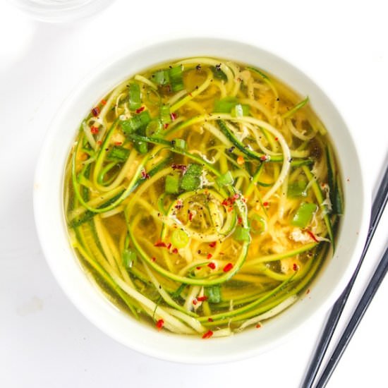 Ginger & Spring Onion Egg Drop Soup - Recipe photo by asaucykitchen