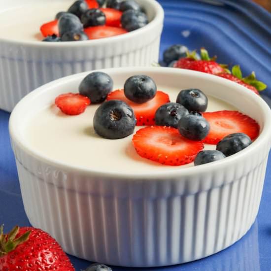 Panna Cotta with Berries - Recipe photo by TaraMar