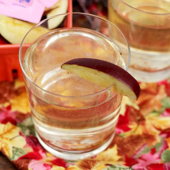 Apple Cinnamon Gin Fizz - Recipe photo by Lipglosscrayons