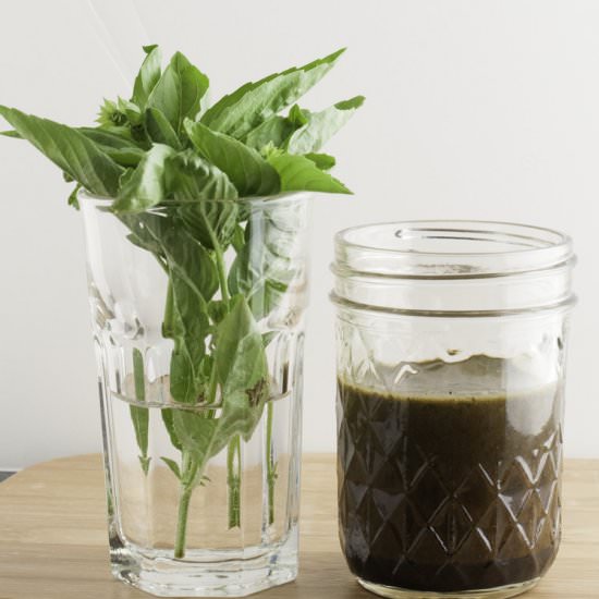 Basil Vinaigrette - Recipe photo by mywifecancook