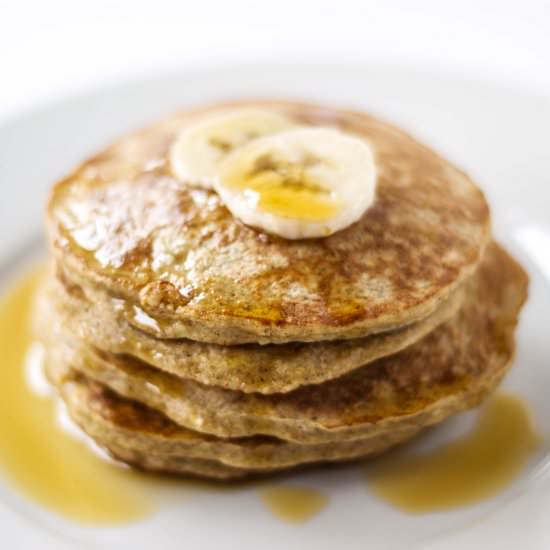Banana Oatmeal Pancakes - Recipe photo by estherjane13