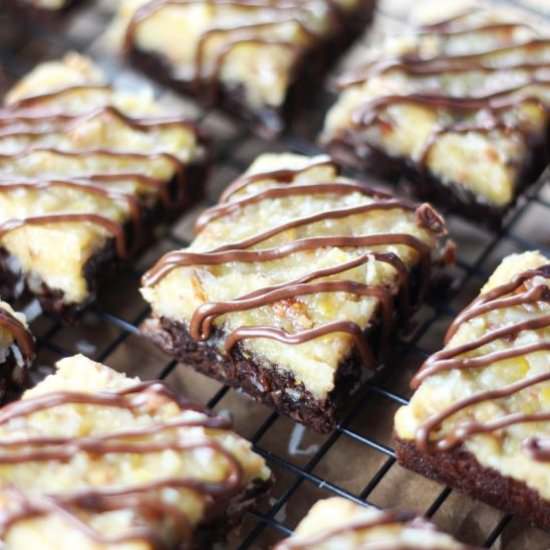 German Chocolate Brownies - Recipe photo by thegoldlininggirl