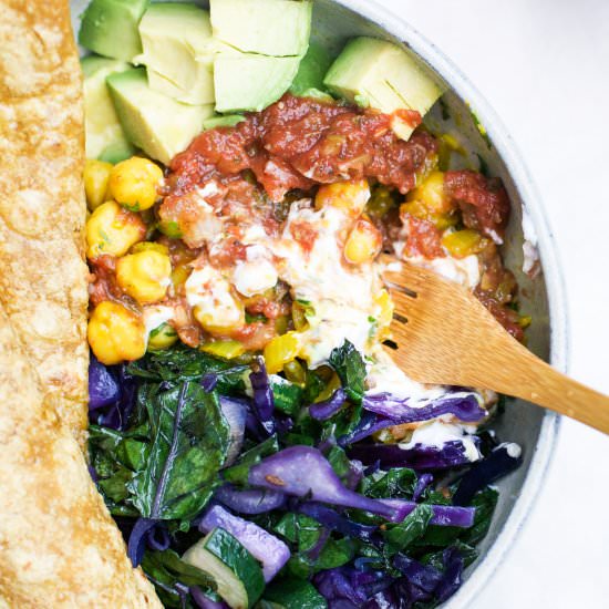 Ever Changing Taco Bowl - Recipe photo by Poppies and Papayas