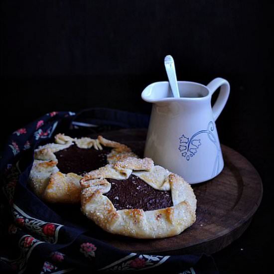 Chocolate Frangipane Galette - Recipe photo by sayantani