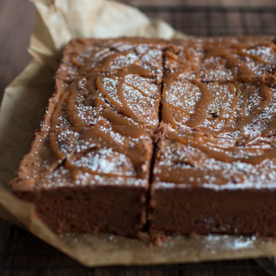 Salted Caramel Brownies - Recipe photo by feedmeupbeforeyougogo