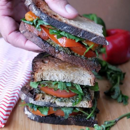 Vegetarian Moroccan Sandwiches - Recipe photo by breadandolives