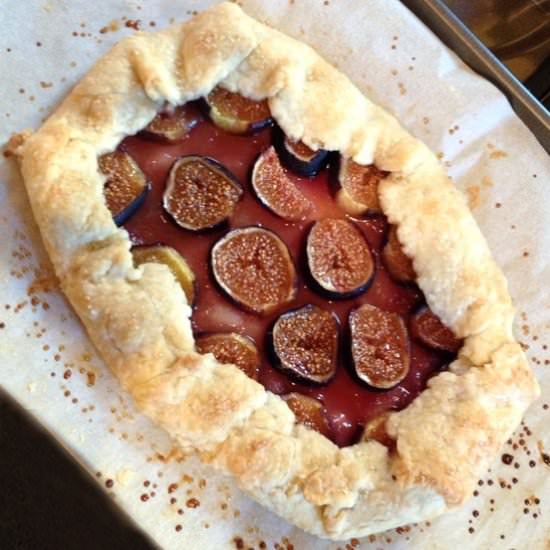 Fresh Fig Crostata - Recipe photo by Circle B Kitchen