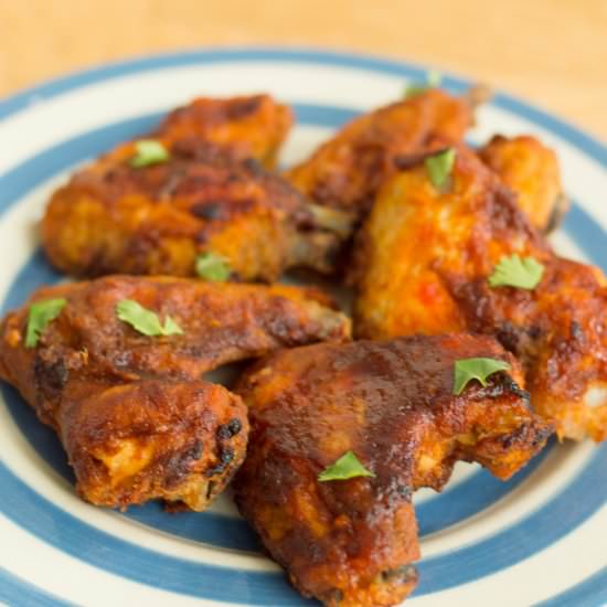 Hot Barbecue Wings - Recipe photo by foodandfitnessalways