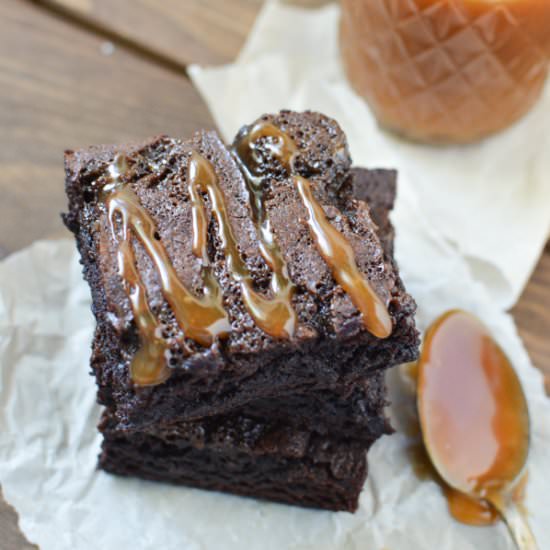 Sea Salt Caramel Brownies - Recipe photo by SprinkledWithJules