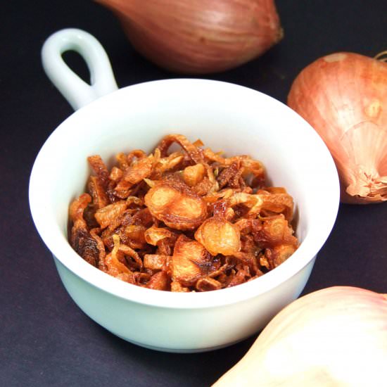Shallot oil & Fried Shallots - Recipe photo by Spicehunt
