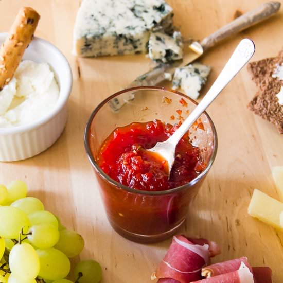 Sweet Chilli & Tomato Jam - Recipe photo by thehealthycook