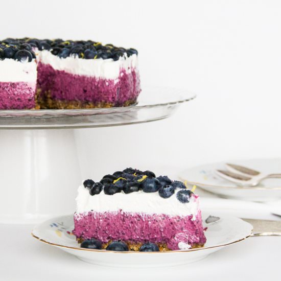 Blueberry Cheesecake - Recipe photo by thehealthycook