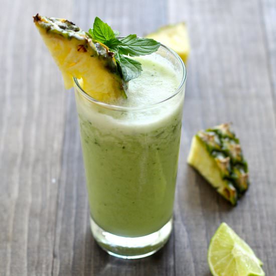 Mojito Colada Smoothie - Recipe photo by thegirlonbloor