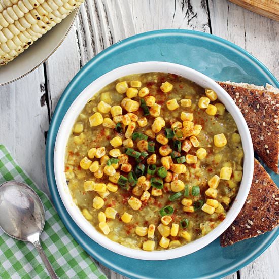 Corn and Potato Chowder - Recipe photo by DorasDailyDish