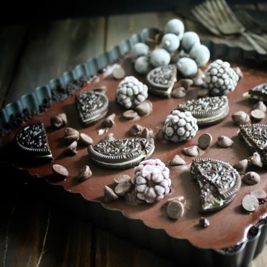 Dark Chocolate Oreo Tart - Recipe photo by Simply beautiful eating