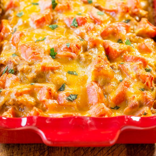 Easy Chicken Enchilada Bake - Recipe photo by Averie