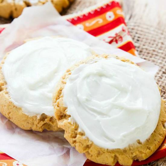 Pumpkin Sugar Cookies - Recipe photo by MandysRecipeBox