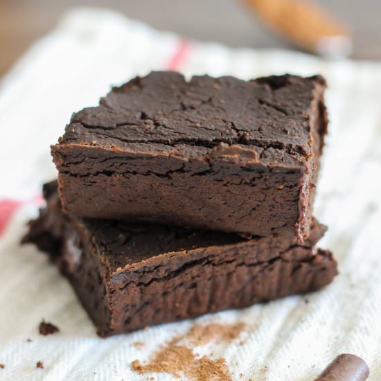 Pumpkin Black Bean Brownies - Recipe photo by Purely Katie