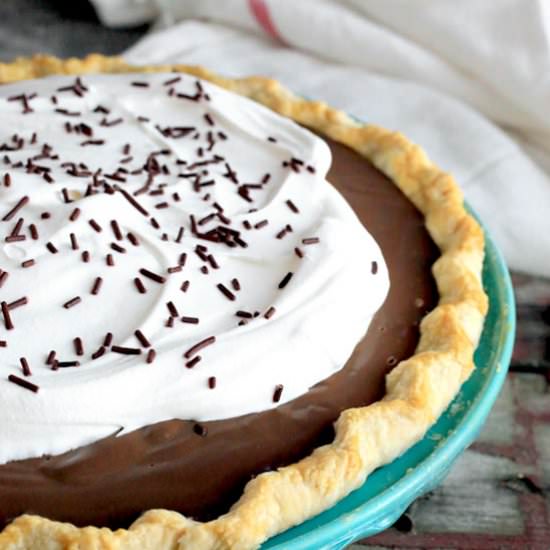 Chocolate Ice Cream Pie - Recipe photo by Everyday Dishes