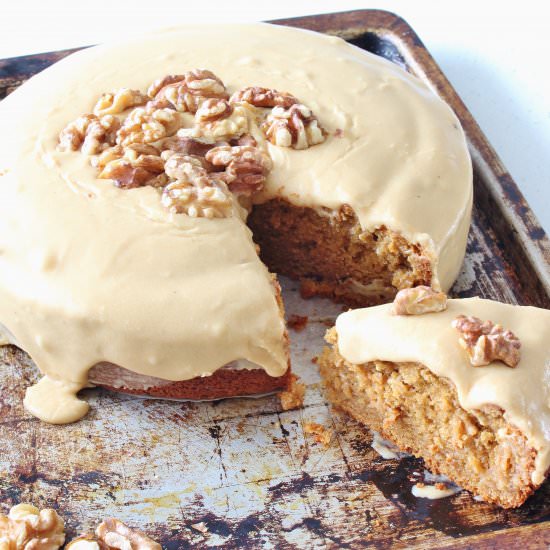 Coffee Cardamom Cake | Gluten Free - Recipe photo by Thoroughly Nourished Life