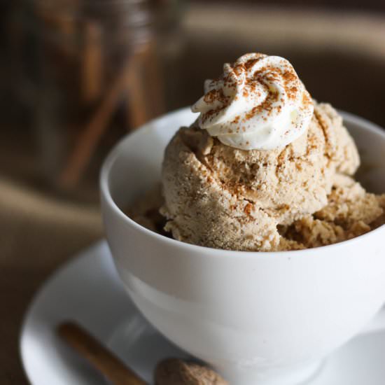 Pumpkin Spice Latte Ice Cream - Recipe photo by ifthespoonfits