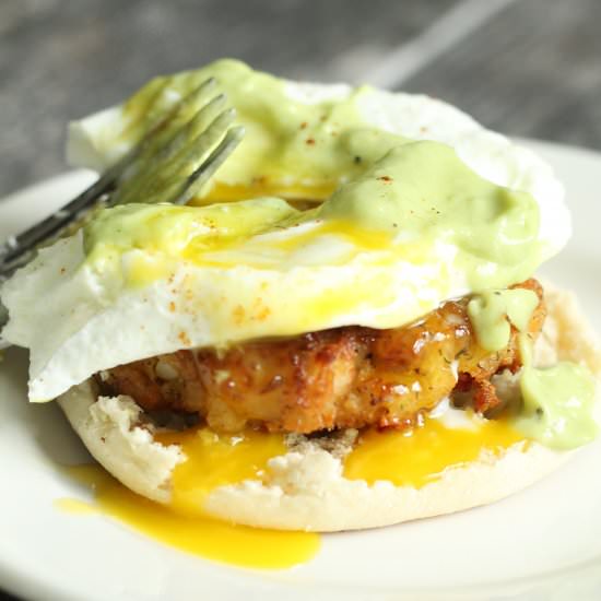 Crab Cake Eggs Benedict - Recipe photo by Slyh In The Kitchen