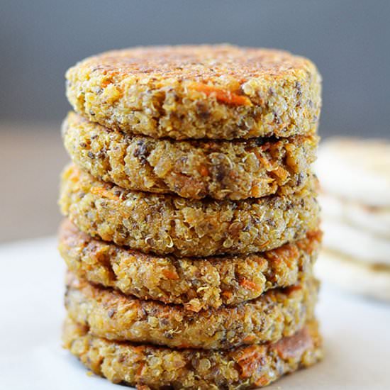 Quinoa Falafel Patties - Recipe photo by Natural Fit Foodie