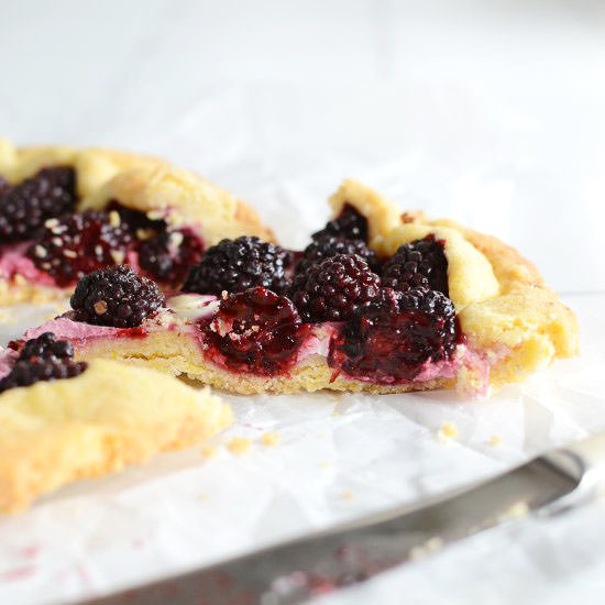 Galette with Blackberries - Recipe photo by poezja-smaku